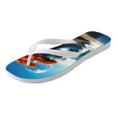 Surreal Beach Szenen Badesandalen (Schrägansicht)