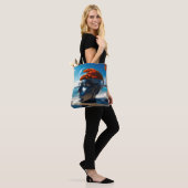 Surreal Beach Szenen Tasche (Am Model)