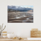 Surreal belgische Küstenlandschaft Poster (Küche)