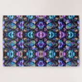 Surreal Bendy Abstrakt Hearts Baubles Puzzle (Horizontal)