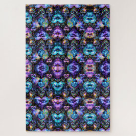 Surreal Bendy Abstrakt Hearts Baubles Puzzle