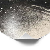 Surreal Berglandschaft mit Abstrakten Kreisen Fotodruck (Ecke)