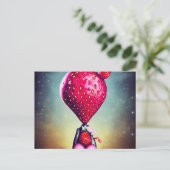 Surreal Berry Boy Postkarte (Stehend Vorderseite)