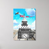 Surreal Big Ben, London / British Art Leinwanddruck (Vorderseite)