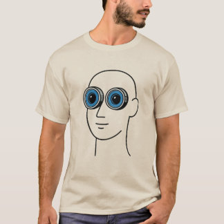 Surreal Big Lens Eyes Minimalistisch Unisex T - Sh T-Shirt