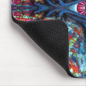 Surreal Blaue Trippy-Eye-Visionary-Art Mousepad (Ecke)