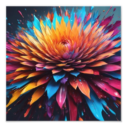 Surreal Bloom Fotodruck (Vorne)