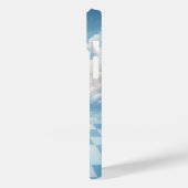 Surreal Blue Checkerboard Sky Phone Case - Dreamy  (Rückseite / Links)