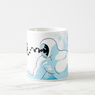 Surreal Blue gefüttert Verwandlungstasse