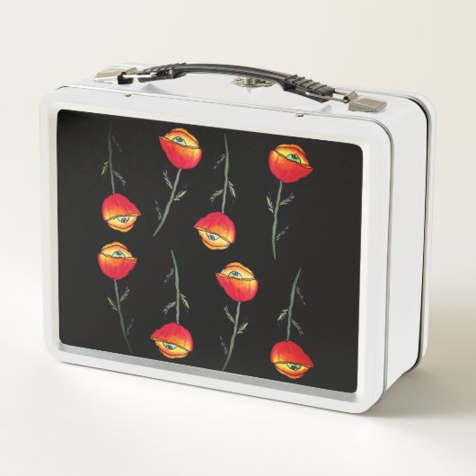 Surreal Blume Lunchbox (Rückseite)