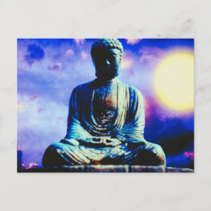 Surreal Buddha Postkarte