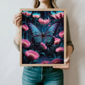 Surreal Butterfly Poster