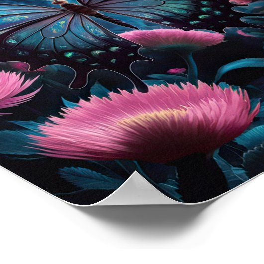 Surreal Butterfly Poster (Ecke)