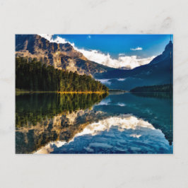 Surreal Canadian Lake Postkarte