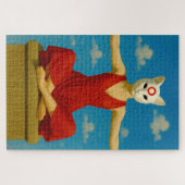 Surreal Cat Goddess Puzzle (Horizontal)