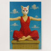 Surreal Cat Goddess Puzzle (Vertikal)