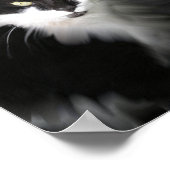 Surreal Cat Print Poster (Ecke)