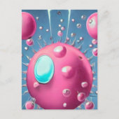 Surreal Cherry Bomb Postkarte (Vorderseite)