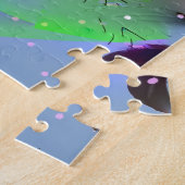 Surreal Cheshire Cat Fading in den Hintergrund Puzzle (Seite)