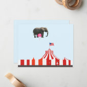 Surreal Circus Note Card Mitteilungskarte (Vorderseite/Rückseite Beispiel)