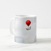 Surreal Concept and Creative Solution Metapher as Kaffeetasse (Vorderseite Links)