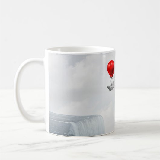Surreal Concept and Creative Solution Metapher as Kaffeetasse (Links)