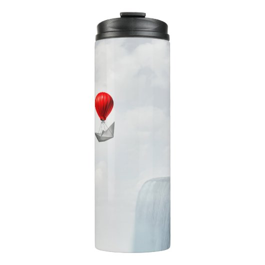 Surreal Concept and Creative Solution Metapher as Thermosbecher (Vorderseite)