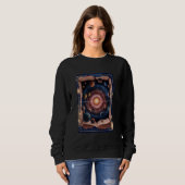 Surreal Cosmic Galaxy Book Fantasy Alien World St Sweatshirt (Vorne ganz)