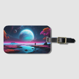 Surreal Cosmic Landscape Fantasy Astronaut Gepäckanhänger