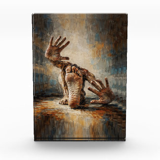 Surreal Crawling Hands and Feet Expressive  Fotoblock