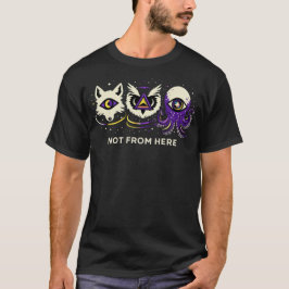 Surreal Creatures Illustration T-Shirt