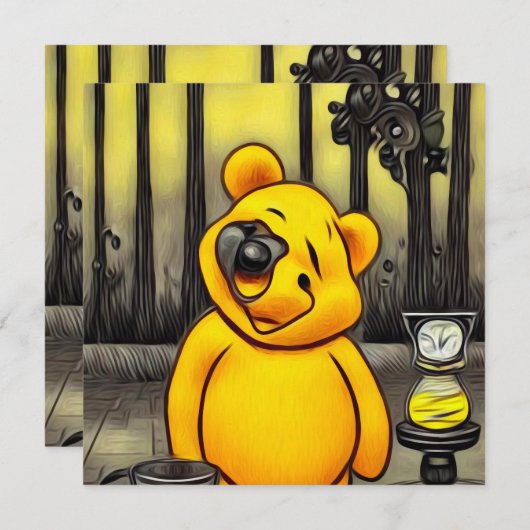 Surreal Cyborg Parody Pooh Bear (Vorne/Hinten)