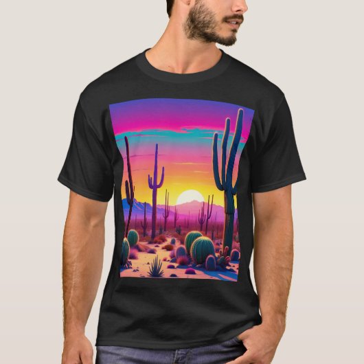 Surreal Desert Mirage T-Shirt (Vorderseite)