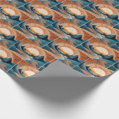 Surreal Desert Sunset Abstract Geschenkpapier (Ecke)