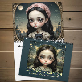 Surreal Dollface Girls Vintag Big Eyes Vol. 1 Art Kalender