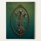 Surreal Dragon Iris Hardcover Notebook Planer (Rückseite)