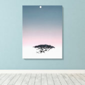 Surreal Dreamscape: Floating Tree and Moon Leinwanddruck (Insitu (Holzboden))