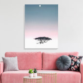 Surreal Dreamscape: Floating Tree and Moon Leinwanddruck (Insitu (Wohnzimmer))