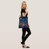 Surreal Dreamscape Moonlight Rainbow Land Tasche (Am Model)