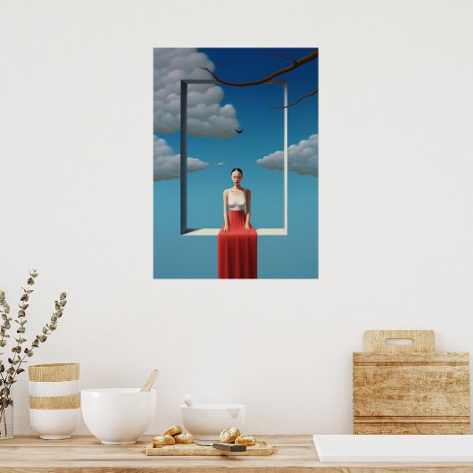 Surreal Dreamscape Poster von Rafal Olbinski - Abs (Küche)