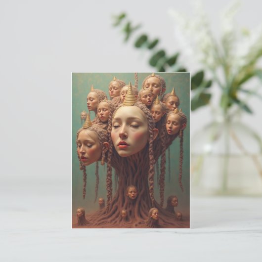 Surreal Dreamscape Postkarte (Stehend Vorderseite)