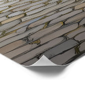 Surreal Dreamscape Wall Art - Faceless Man Cloud Poster (Ecke)