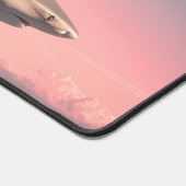 Surreal Dreamscape with Sharks and Balloons Schreibtischunterlage (Ecke)