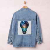 Surreal Elephant World Inside Light Bulb Fantasy A Jeansjacke (Hangar)