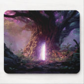 Surreal Enchanted Tree With Glowing Portal Mousepad (Vorne)