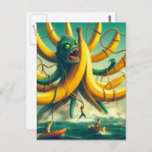 Surreal entlassen Banana Kracken Postkarte (Vorne/Hinten)