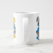 Surreal Faces Bold & Artistic Large Coffee Cup Jumbo-Tasse (Rückseite)