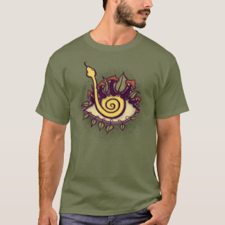 Surreal Fall Eye Schlange und Pilz - Seltsame Natu T-Shirt