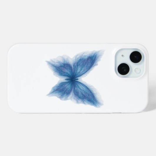 Surreal Falling Figure Phone Case – Abstract Anat (Rückseite (Horizontal))