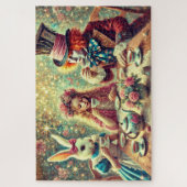 Surreal Fantasy Alice In Wonderland Tea Time Puzzle (Vertikal)